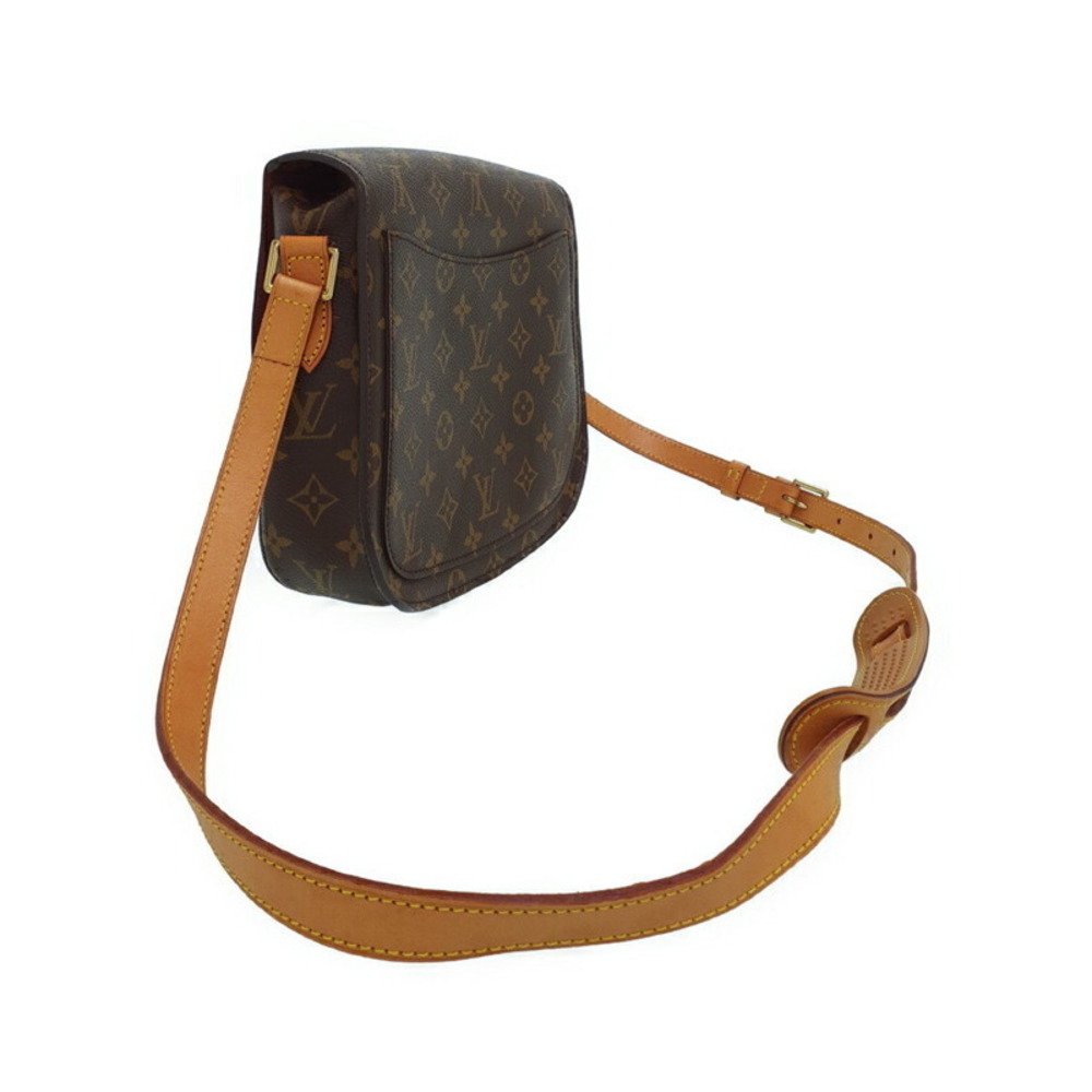 Louis Vuitton Bag Saint Monogram Cloud Shoulder Brown Leather